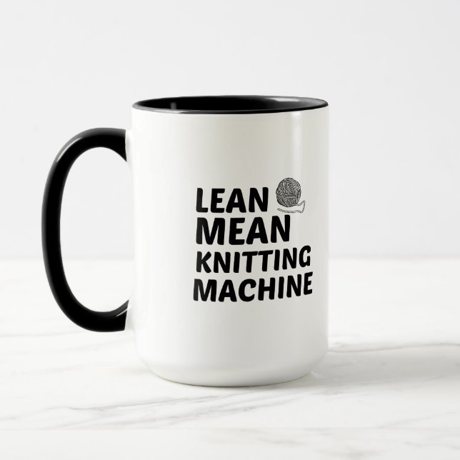 LEAN ELAK KNITTING MASKIN MUGG (Vänster)