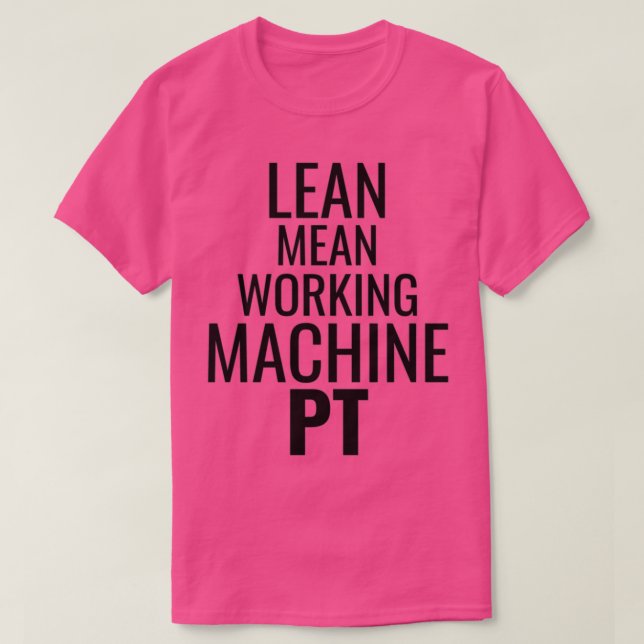 Lean elak working PT T Shirt (Design framsida)