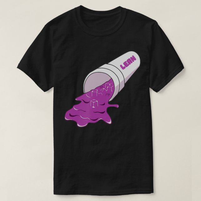 Lean Purple Drank  T Shirt (Design framsida)