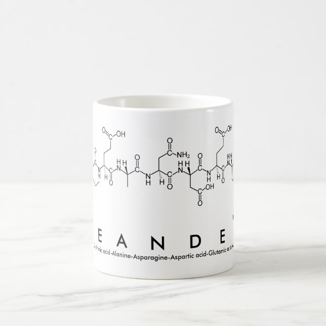 Leander peptide namn mugg (Center)