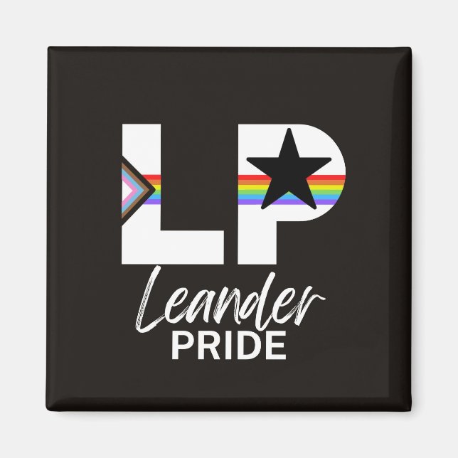 Leander PRIDE Merch! Magnet (Framsidan)