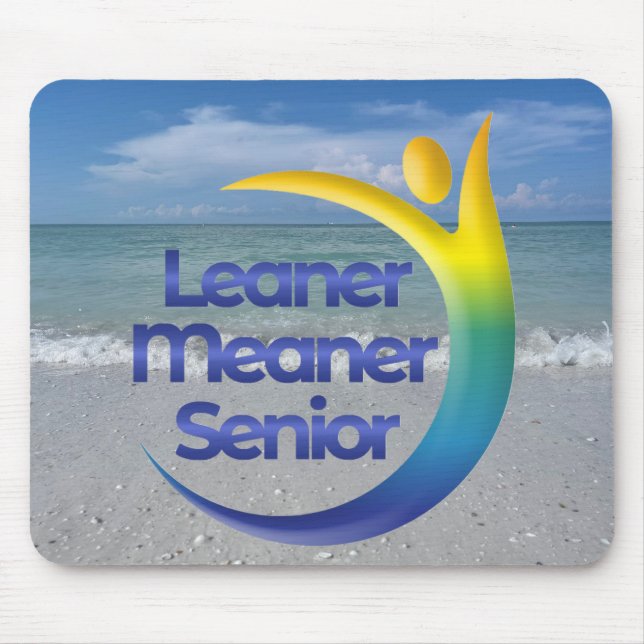 Leaner Meaner Senior Mouse Pad, Siesta Nyckel Edit Musmatta (Framsidan)