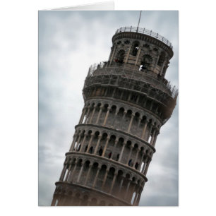Leaning Torn i Pisa Hälsningskort