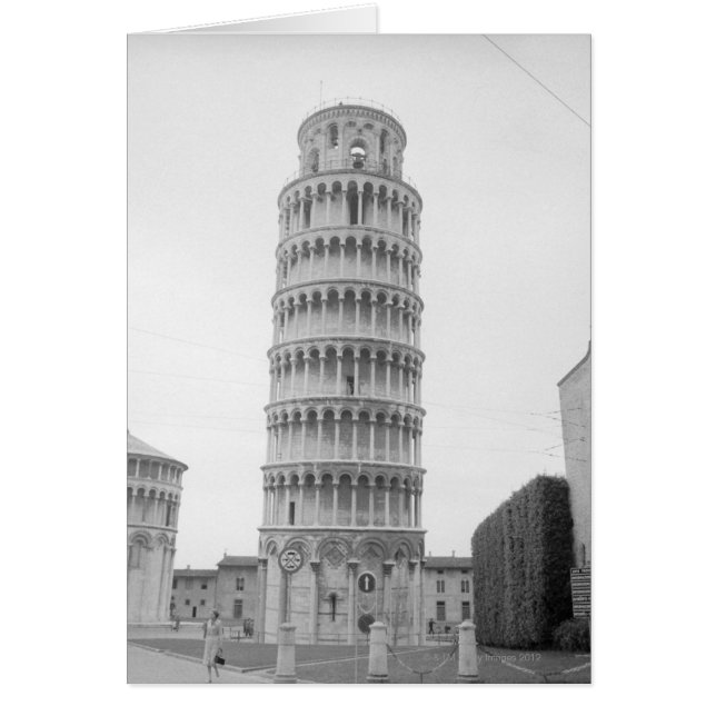 Leaning Torn i Pisa Hälsningskort (Framsidan)