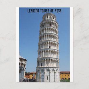 Leaning Torn i Pisa Italien Vykort