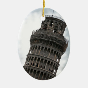 Leaning Torn i Pisa Julgransprydnad Keramik