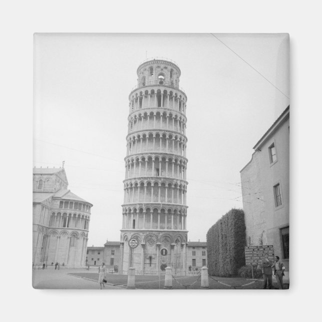 Leaning Torn i Pisa Magnet (Framsidan)