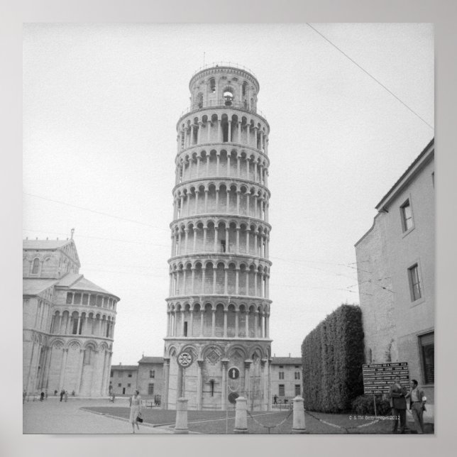 Leaning Torn i Pisa Poster (Framsidan)