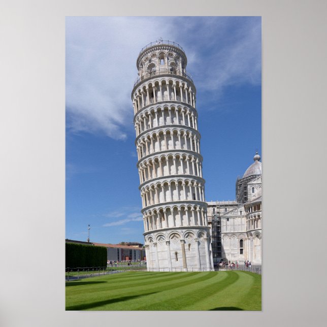 Leaning Torn i Pisa Poster (Framsidan)