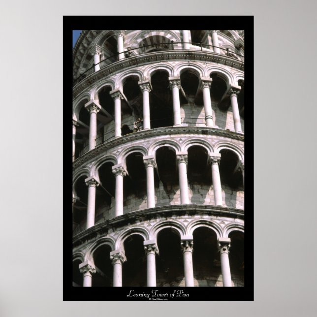 Leaning Torn i Pisa | POSTER (Framsidan)