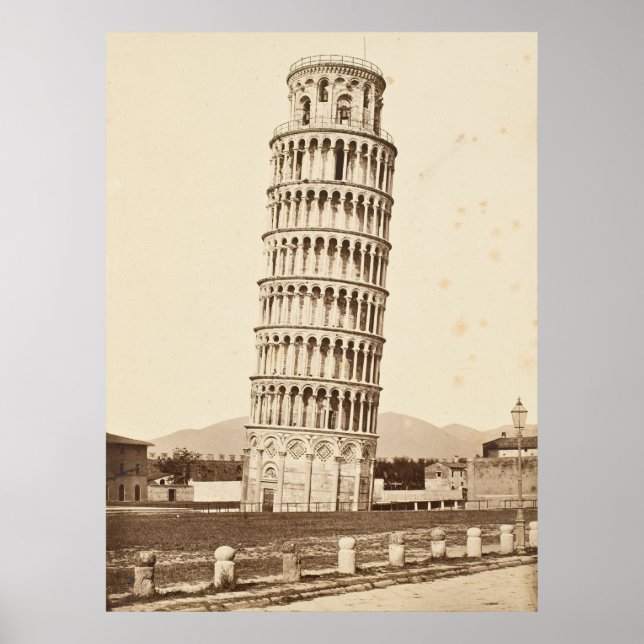 Leaning Torn i Pisa Poster (Framsidan)