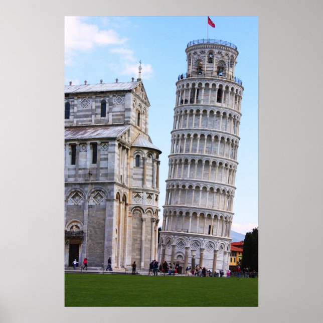 Leaning Torn i Pisa Poster (Framsidan)