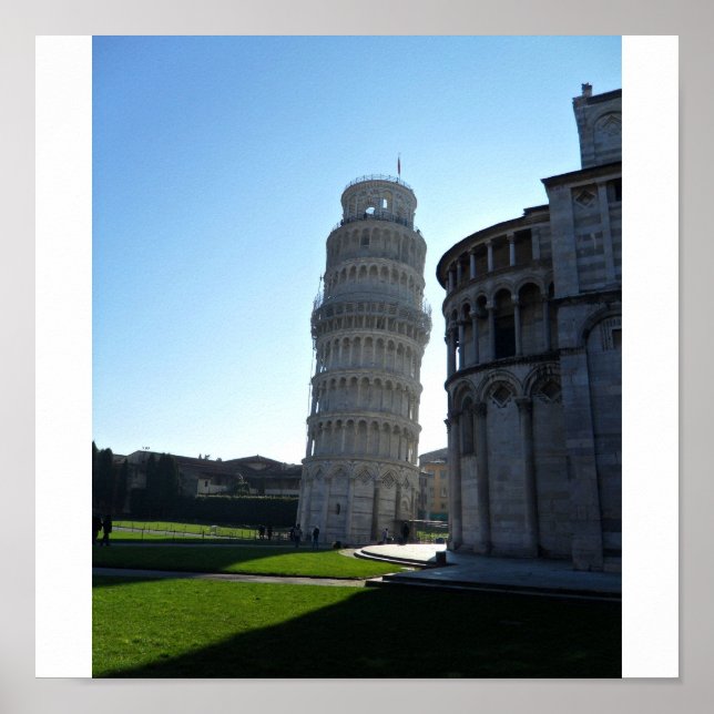 Leaning Torn i Pisa Poster (Framsidan)