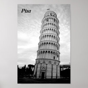 Leaning torn i Pisa Poster
