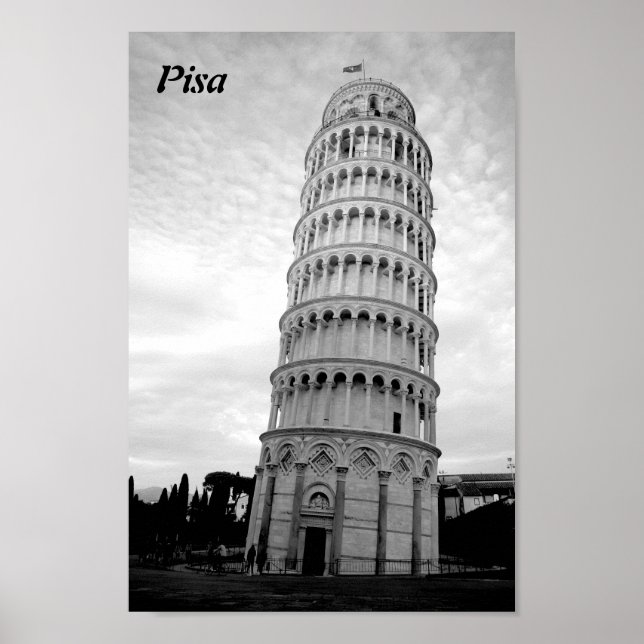 Leaning torn i Pisa Poster (Framsidan)
