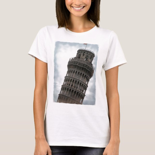 Leaning Torn i Pisa T Shirt (Framsida)