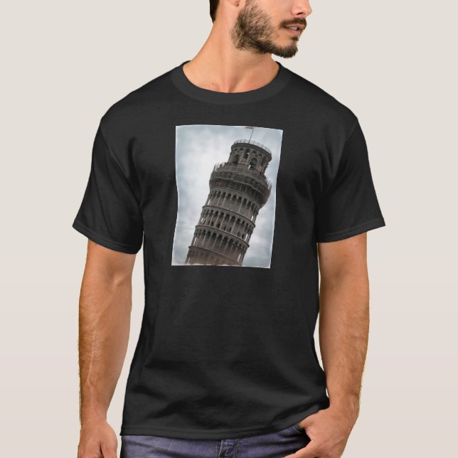 Leaning Torn i Pisa Tee (Framsida)