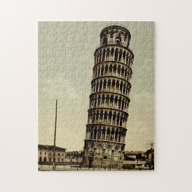 Leaning Torn Pisa Italien Pussel (Vertikal)