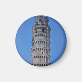 Leaning Tower at Dusk Magnet