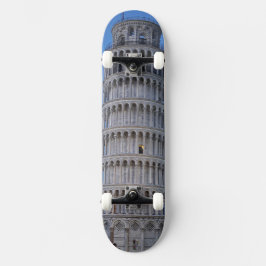 Leaning Tower at Dusk Mini Skateboard Bräda 18,5 Cm
