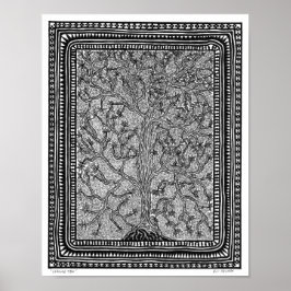 Leaning Träd Poster