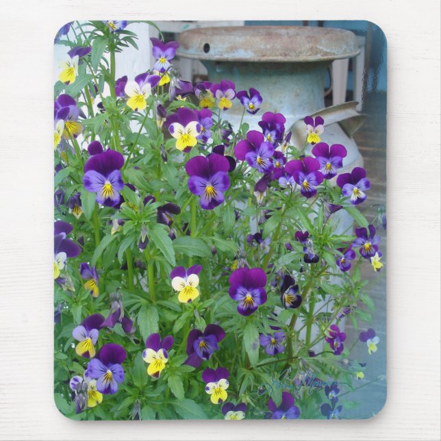LeAnns Violets Mousepad Musmatta (Framsidan)