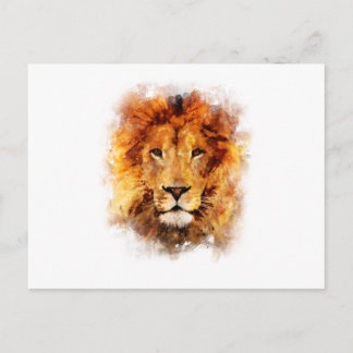 Leão Akvarela Vykort