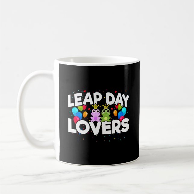 Leap Day Leap Year Bröllop-årsdagen Kaffemugg (Vänster)