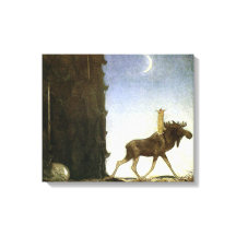 Leap the Elk and Princess Tuvstarr by John Bauer