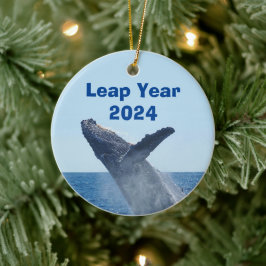 Leap Year 2024 Julgransprydnad Keramik