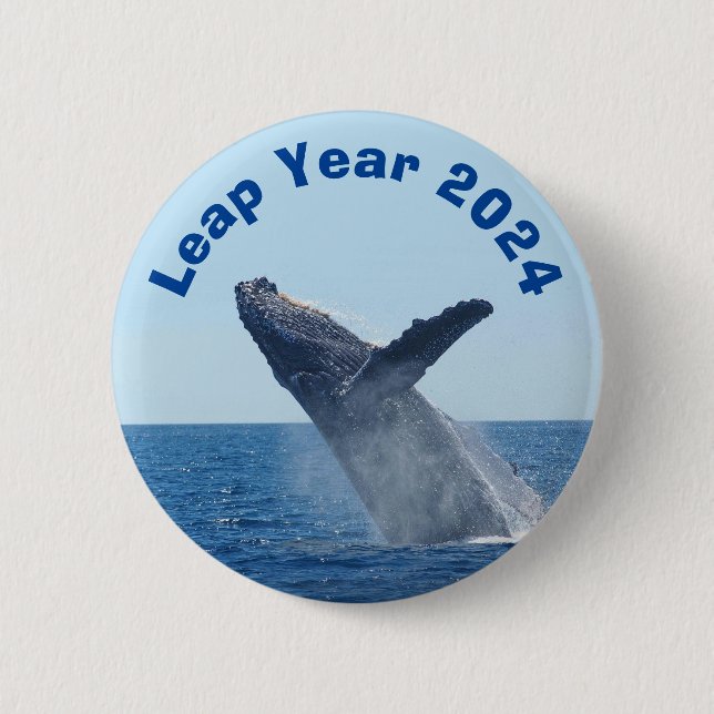 Leap Year 2024 Knapp (Framsida)