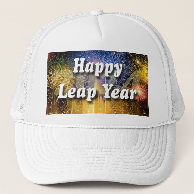 Leap Year 2024, lycklig Keps (Framsida)