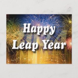 Leap Year 2024, lycklig Vykort