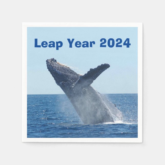 Leap Year 2024 Pappersservett (Framsidan)