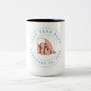 Leap Year Baby 2024 Två-Tonad Mugg