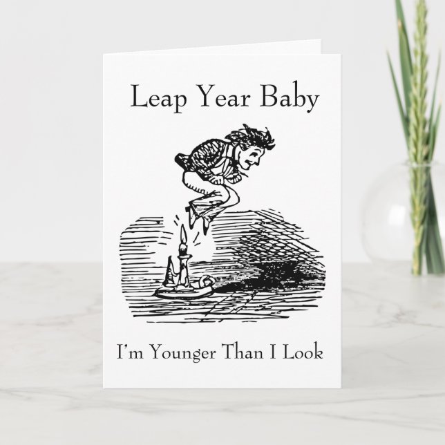 Leap Year Baby Kort (Framsida)