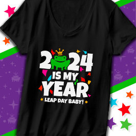 Leaper Day 2024 är mitt år Feb 29:e födelsedagen T Shirt