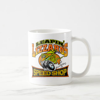 Leapin Lizzard rusar shoppar Kaffemugg