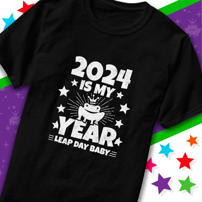 Leaping Day 2024 är mitt år Feb 29 födelsedag T Shirt (Skapare uppladdad)
