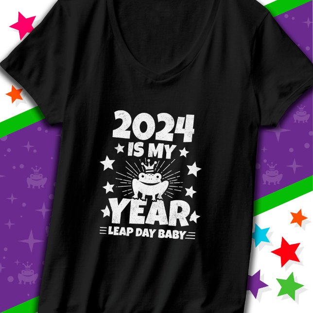 Leaping Day 2024 är mitt år Feb 29 födelsedag T Shirt (Skapare uppladdad)
