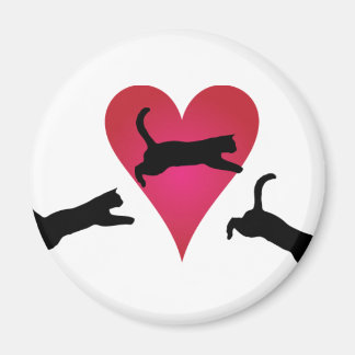 Leaping i kattens hjärta magnet