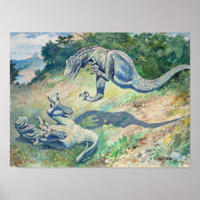 Leaping Laelaps Poster (Framsidan)