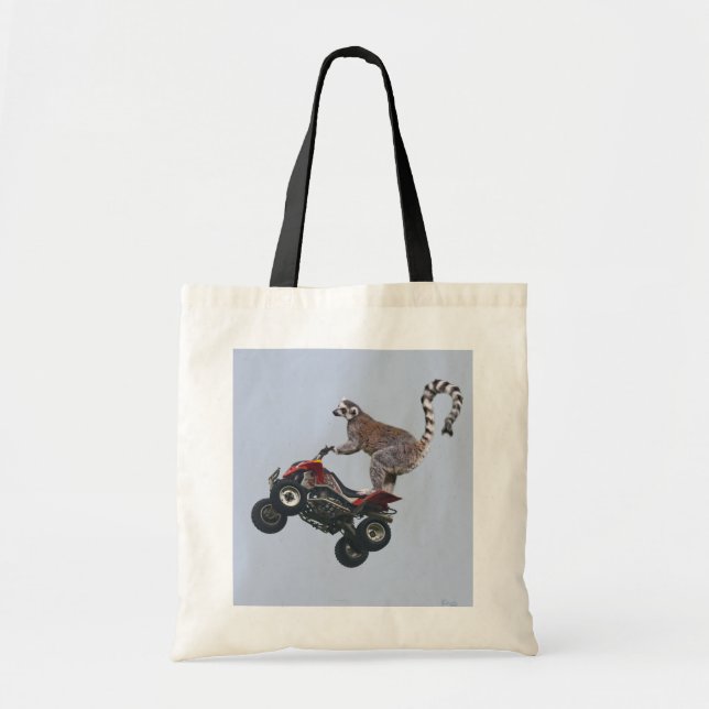 Leaping Lemur Bag Tygkasse (Framsidan)