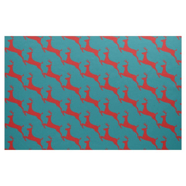 Leaping Red Hjort Thunder_Cove Tyg (Fat Quarter)