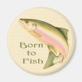 Leaping Salmon Magnet