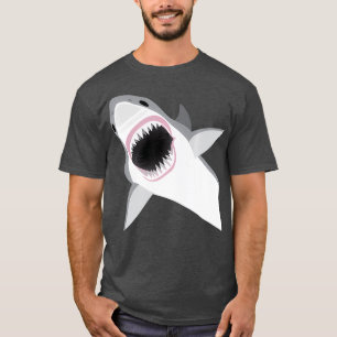 Leaping Underbar White Shark Premium T Shirt