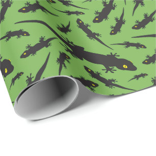 Leapödödlampa Reptil Bright Grönt Gecko Presentpapper