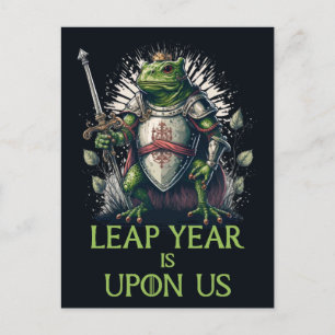 Lear Year är på oss, grodkombattant Vykort