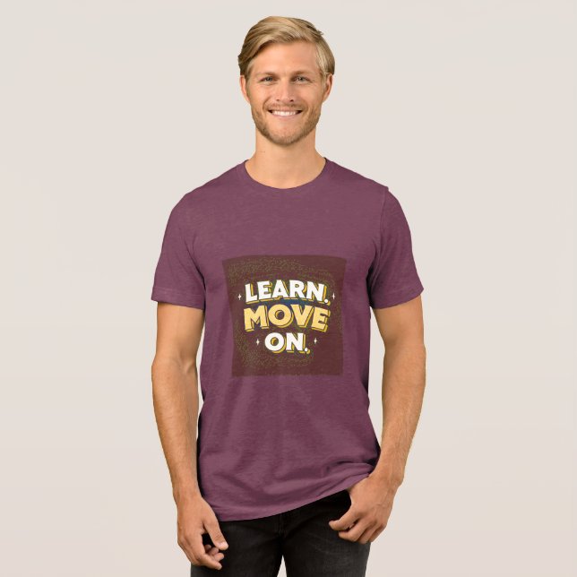 Learn Move On | Luxury Growth T-Shirt | Minimal Mo (Framsida Full)