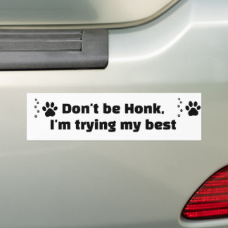 Learning Driver Please Don’t Honk Bildekal